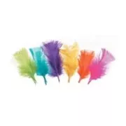 Feathers assortment Fluo colours x14gr