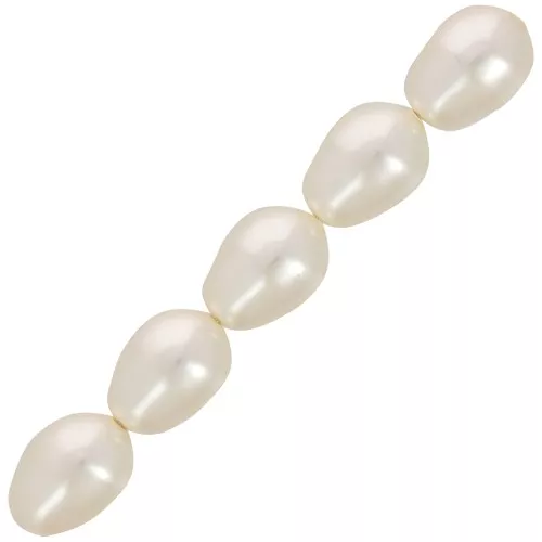 Pearl pearls PureCrystal 5821 11x8 mm Creamrose Pearl x5
