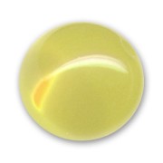 Polaris round bead glossy finish 16 mm Light Topaz x1|raw }}