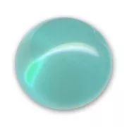 Polaris round bead glossy finish 14 mm Green Turquoise x1