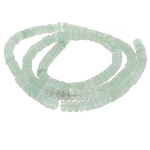 4.5x2.5 mm Round dyed gemstone Heishi beads - Aventurine x39cm