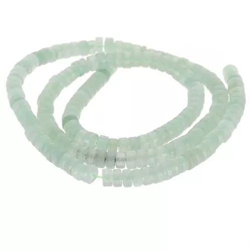 Heishi gemstone beads 4.5x2.5 mm - Aventurine tinted x39cm