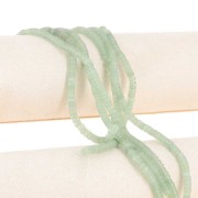 4.5x2.5 mm Round dyed gemstone Heishi beads - Aventurine x39cm