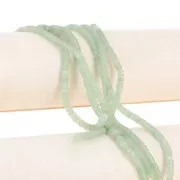 Heishi gemstone beads 4.5x2.5 mm - Aventurine tinted x39cm