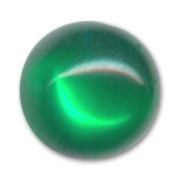 Polaris round bead glossy finish 12 mm Fern Green x1
