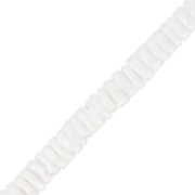 Rondelle beads Heishi shell 6 mm - White x57cm|raw }}