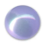 Polaris round bead glossy finish 8 mm Lavender x1