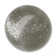 Polaris round bead spangles 18mm Jet Hematite x1