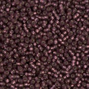 Miyuki Seed beads 11/0 13F - Silverlined Mat Dark Smoky Amethyst x8g|raw }}