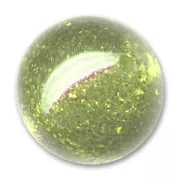 Polaris round bead spangles 14mm Light Olivine x1
