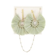 6x6 m Pack of 20 cardboard jewellery holders for earrings & necklaces - White x1