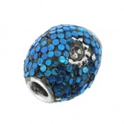 Round bead spangles 15mm Turquoise x1|raw }}