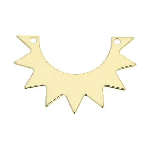 24x35mm Half Sun Spacer - Gold Plated 3 micron x1