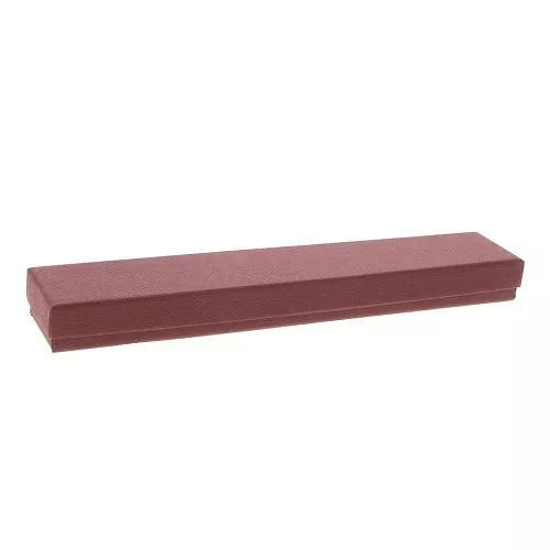 21x4x2cm Jewelry ecrin box for a watch or a bracelet - Bordeaux x1