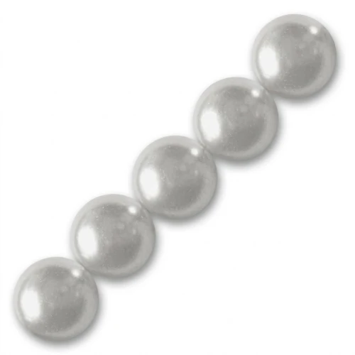PureCrystal 5810 Pearls 4mm Light Grey Pearl x20