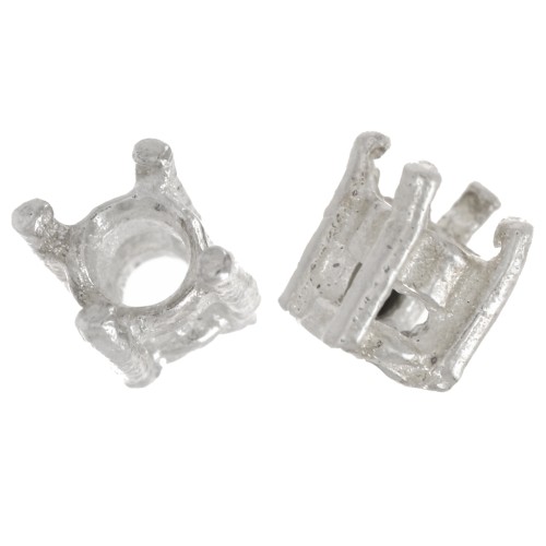 Sterling silver round setting 3mm x1