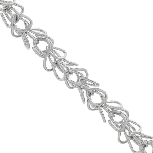 6mm Stainless steel fancy mesh chain x 1m