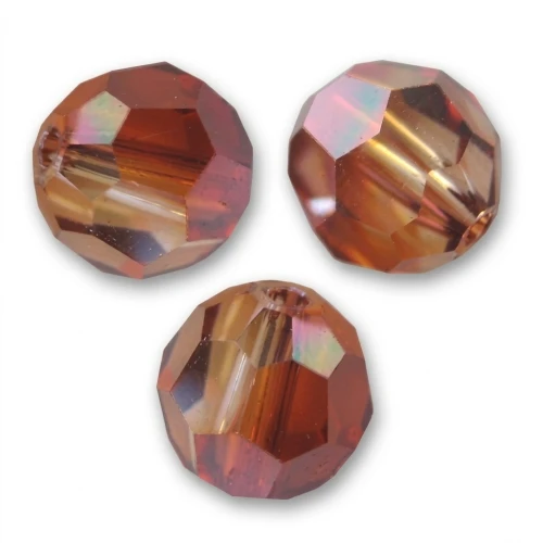 PureCrystal 5000 round 10mm Crystal Red Magma x1