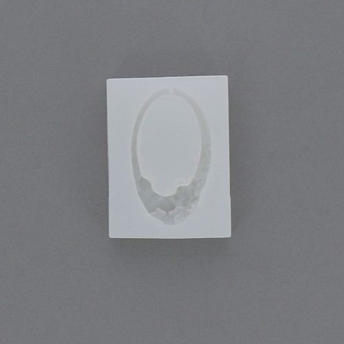 51x30mm Silicone mold for oval resin pendants x1