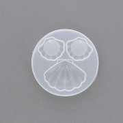 Silicone mold for resin - Shell pendants and cabochons x1