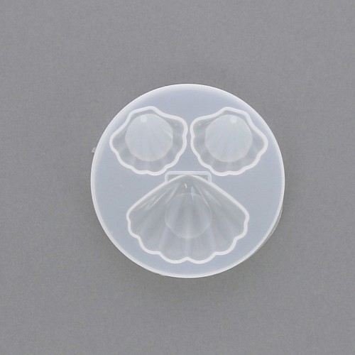 Silicone mold for resin - Shell pendants and cabochons x1