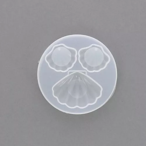 Silicone mold for resin - Shell pendants and cabochons x1
