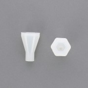 36x23 mm Silicone mold for resin - Hexagon facetted pendants x1|raw }}