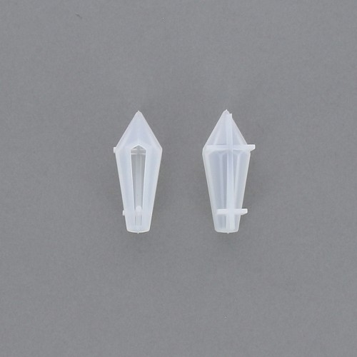 41x16mm Silicone mold for resin - Facetted drop pendants x1