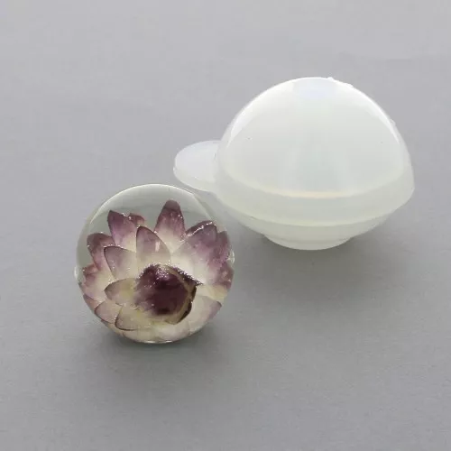30mm Silicone mold for resin - Sphere x1