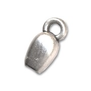 Terminators for 1.5 - 2 mm cords Antique Silver Plating x4