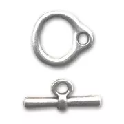 Toggle clasp 19mm Antique Silver Plating x1