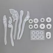 Silicone resin molds - Rings - Bookmarks - Set 2
