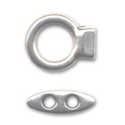 Toggle clasp 27mm Antique Silver Plating x1|raw }}