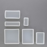 Silicone resin molds - Cubes - Paperweights - Set 4 x1