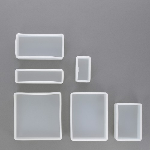 Silicone resin molds - Cubes - Paperweights - Set 4 x1