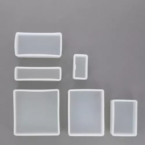 Silicone resin molds - Cubes - Paperweights - Set 4 x1
