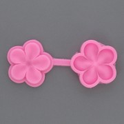 Plum blossom mold and cutter - for polymer clay and metal clay x1