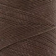 Linhasita waxed thread spool for micro macramé 1 mm - Light brown (790) x168m