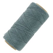 Linhasita waxed thread spool for micro macramé 1 mm - Grey blue (549) x168m|raw }}