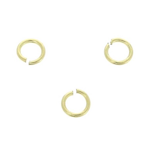 2.5x0.4mm Gold Filled open jump rings X50