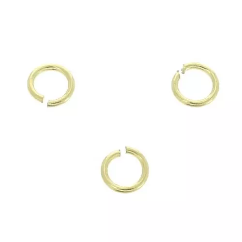 2.5x0.4mm Gold Filled open jump rings X50