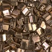 Miyuki Tila Beads 5x5x1.9 mm TL-0457 - Met Dark Bronze x10g