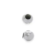Stopper Bead 5 mm with a hole of 2 mm Sterling Silver 925 x1