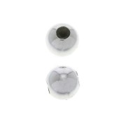 6mm 925 Sterling Silver Stopper Bead with a hole of 2 mm x1|raw }}