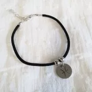 11mm Lobster Clasp with unscrewable end for 1.5mm cord - Silver 925 x1