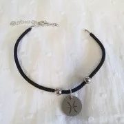 11mm Lobster Clasp with unscrewable end for 1.5mm cord - Silver 925 x1