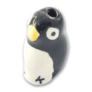 Ceramics penguin 20x12mm Black|raw }}