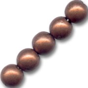Round beads 2mm Old Copper tone x100