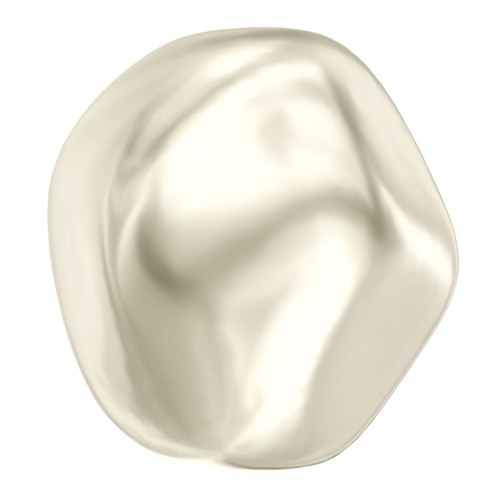 Baroque nacrée PureCrystal 5841 perle ronde irrégulière 8mm Cream Pearl x1