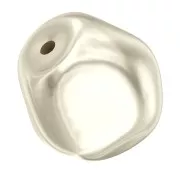 Baroque nacrée PureCrystal 5841 perle ronde irrégulière 8mm Cream Pearl x1